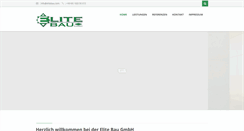 Desktop Screenshot of elitebau.com